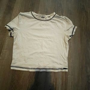 Small white crop top